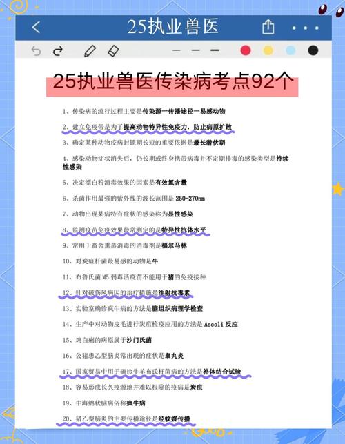 兽医执业资格证考试科目_2025年全国执业兽医资格考试大纲(兽医全科类)_兽医资格证考试大纲