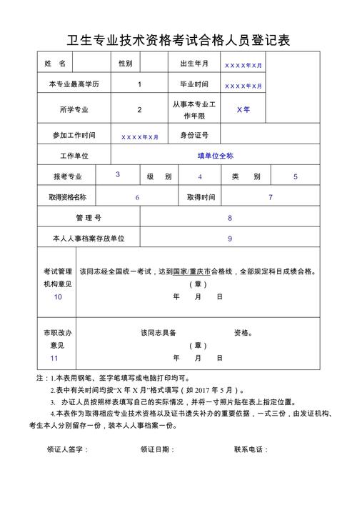 卫生资格合格人员登记表有效期_卫生资格考试合格人员登记表_卫生系列考试合格人员登记表