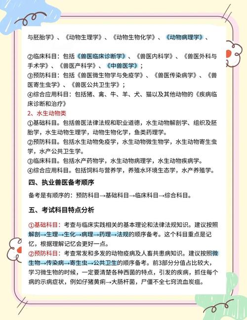 兽医资格证考试指南_执业兽医资格考试(兽医全科类)7天考点速记本_兽医执业资格证考试科目