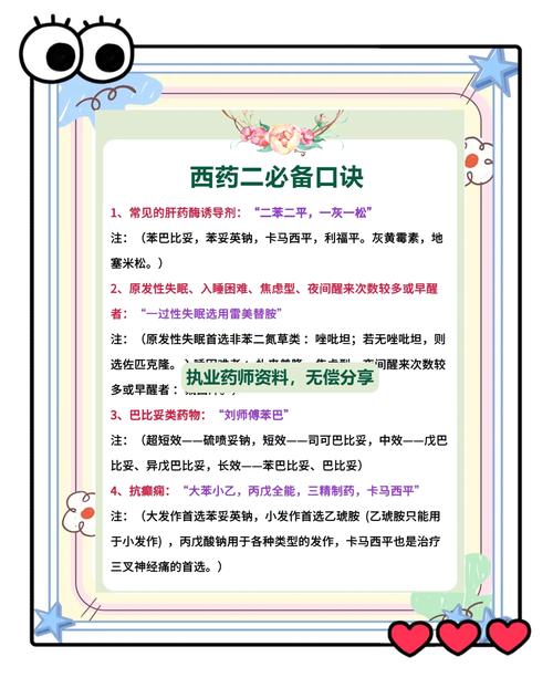 执业药师考试西药二所有口诀_执业药师考试西药_执业西药师考试