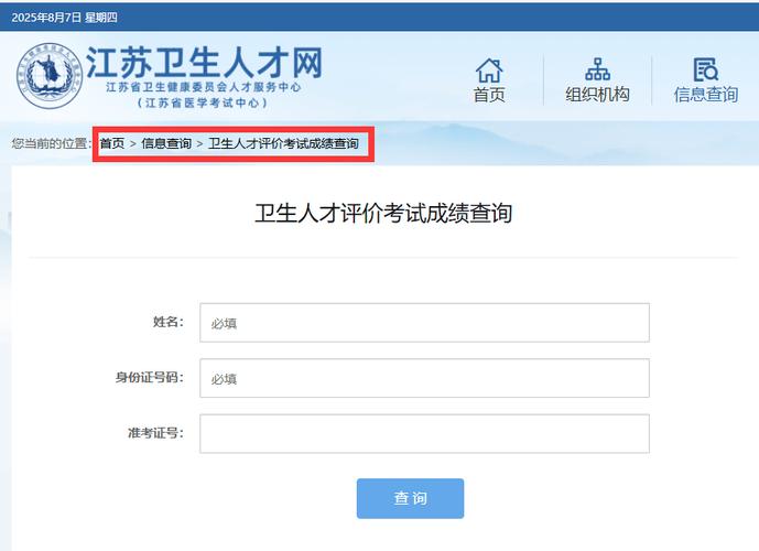 卫生人才评价成绩查询_卫生人才评价成绩查询时间_人才卫生网查成绩